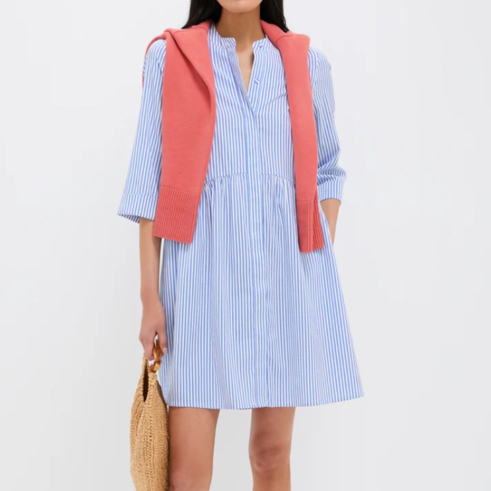 BEST SELLER 🔥 TUCKERNUCK BLUE STRIPE ROYAL SHIRT DRESS